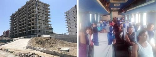 Desde hace dos semanas, cientos de trabajadores comenzaron a regresar a sus lugares de origen. Foto Javier de Jesús Santos