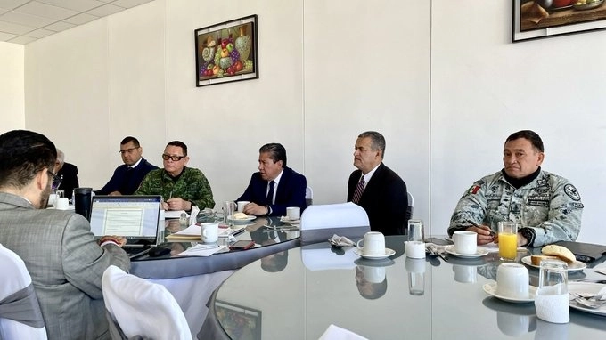 El gobernador de Zacatecas encabezó la Mesa Estatal de Construcción de Paz desde el municipio de Jerez. Foto @DavidMonrealA
