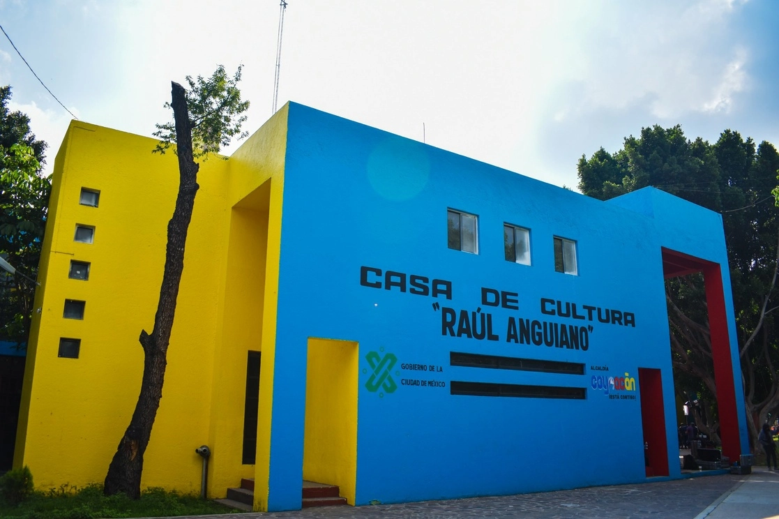 La Casa de Cultura Raúl Anguiano en Coyoacán. Foto Twitter @culturacoyoacan