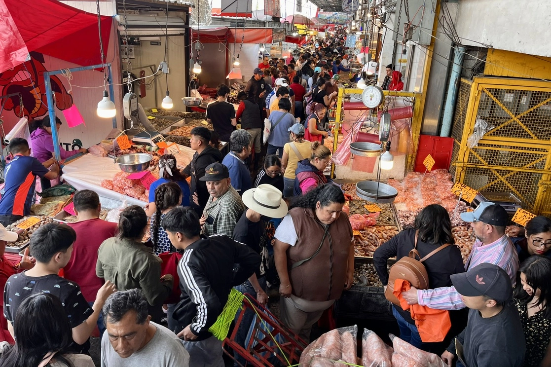 Mercado de la Nueva Viga. Foto Luis Castillo 