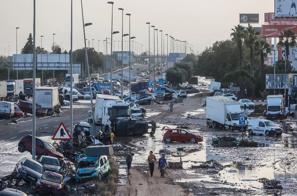 Efectos de la DANA en el municipio de Alfafar, en Valencia, Comunidad Valenciana (España). Foto Europa Press