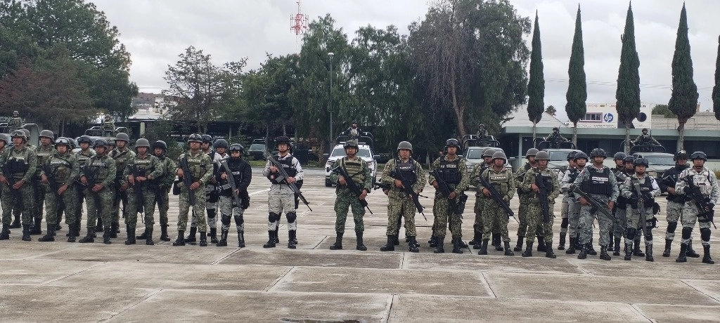 En respuesta a los múltiples homicidios registrados en las últimas cuatro semanas en Hidalgo, fueron desplegados 350 elementos del Ejército Mexicano, y GN. Foto Ricardo Montoya