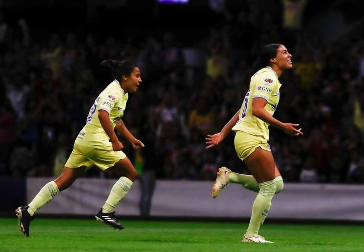 América femenil se enfrenta a Santos en la fecha 2 del Apertura 2023 de la Liga Mx Femenil. Foto Victor Camacho / Archivo