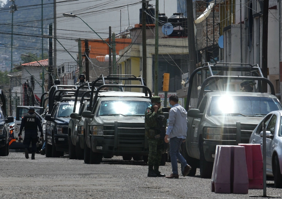 Operativo policiaco en imagen de archivo. Foto Cuartoscuro