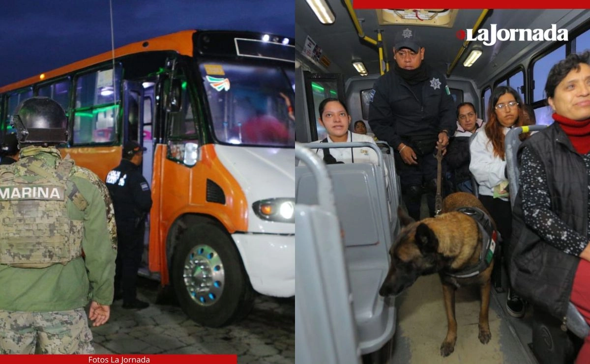 El gobierno de Ecatepec realiza inspecciones a pasajeros en 11 paraderos de transporte; estos operativo han logrado reducir los asaltos.