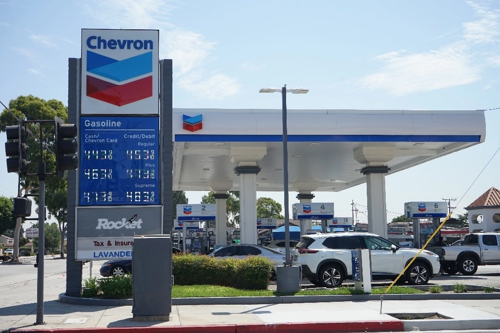 Una gasolinera Chevron en California en imagen de archivo. Foto Xinhua