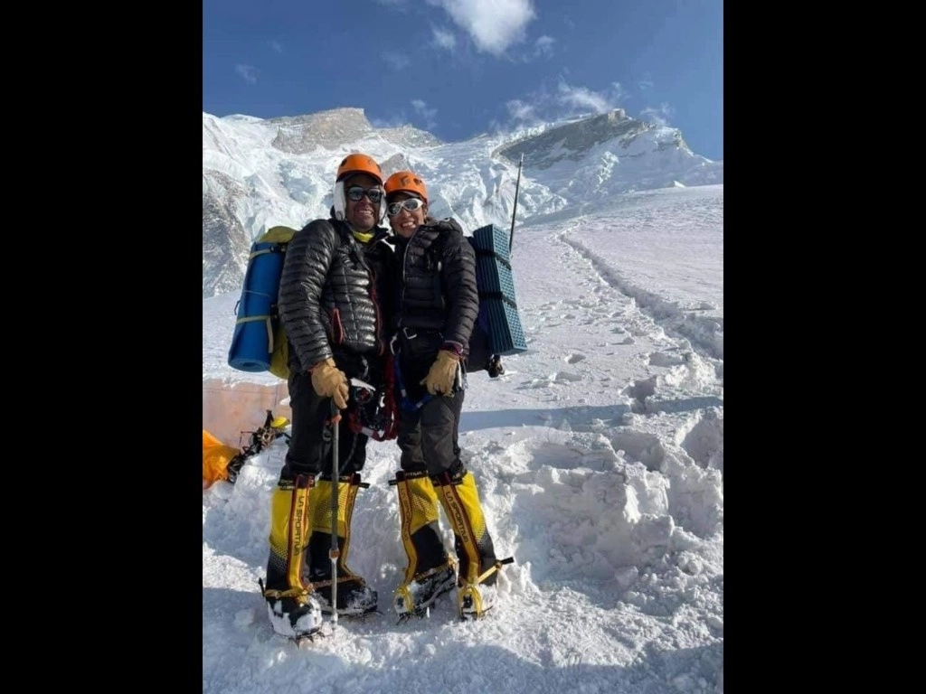 Cuando se alcanza una cumbre, el éxito es solitario, dicen Badía Bonilla y Mauricio López. Foto cortesía de la pareja




