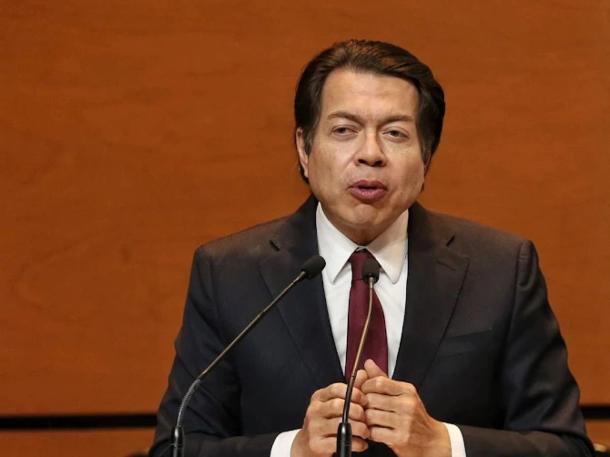 El titular de la Secretaría de Educación Pública, Mario Delgado, durante su comparecencia ante comisiones de la Cámara de Diputados, en la Ciudad de México, el 2 de octubre de 2025. 

