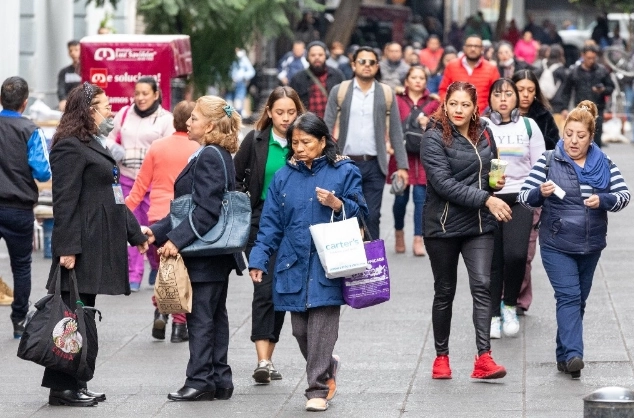 Mujeres en el Centro Histórico. 