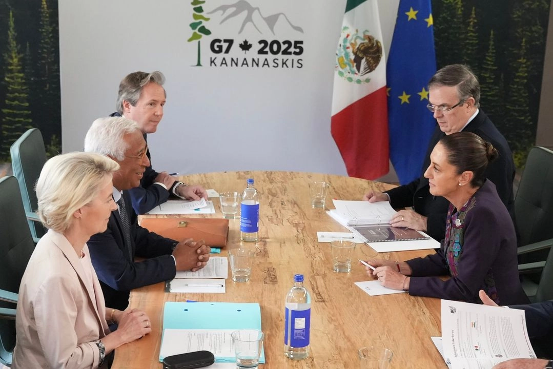 La mandataria aprovechó la invitación para reunirse con varios jefes de Estado. Foto