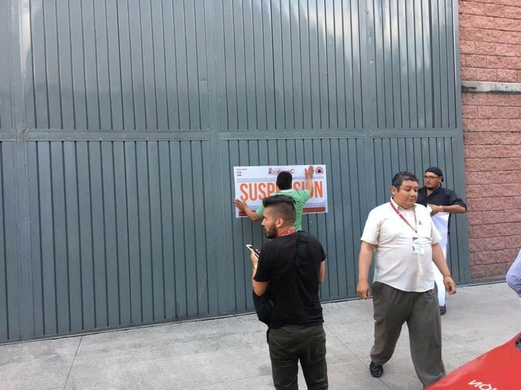 El gobierno de Ecatepec, al detectar las irregularidades en la bodega de la empresa gasera, decretó la suspensión de sus actividades. Foto ‘La Jornada’