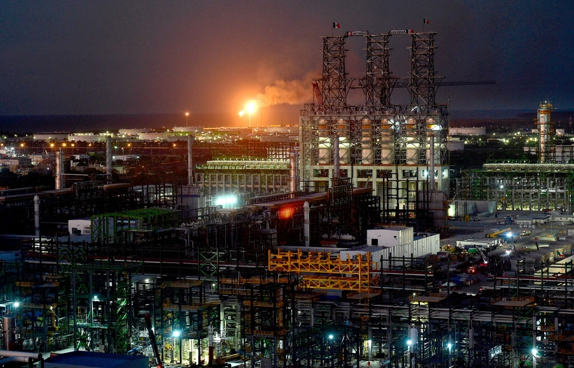 Refinería Dos Bocas en imagen de archivo. Foto Presidencia