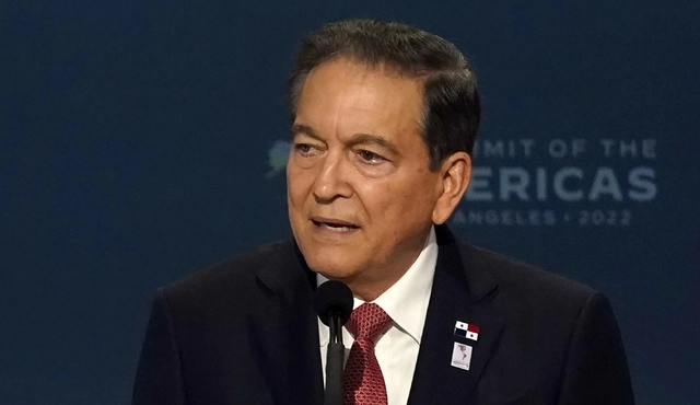 El presidente de Panamá, Laurentino Cortizo en imagen de archivo. Foto Ap