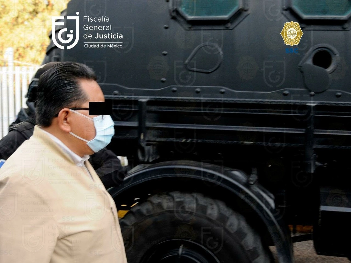 La Fiscalía General de Justicia informó que tras la solicitud del imputado para acogerse a un criterio de oportunidad, figura jurídica que le permite ser un testigo colaborador. foto FGJ CDMX