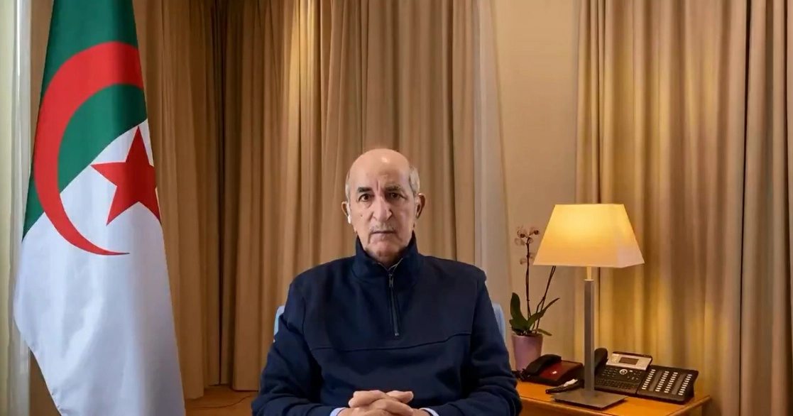 El presidente de Argelia, 
Abdelmadjid Tebboune en imagen de archivo tomada de su twitter.