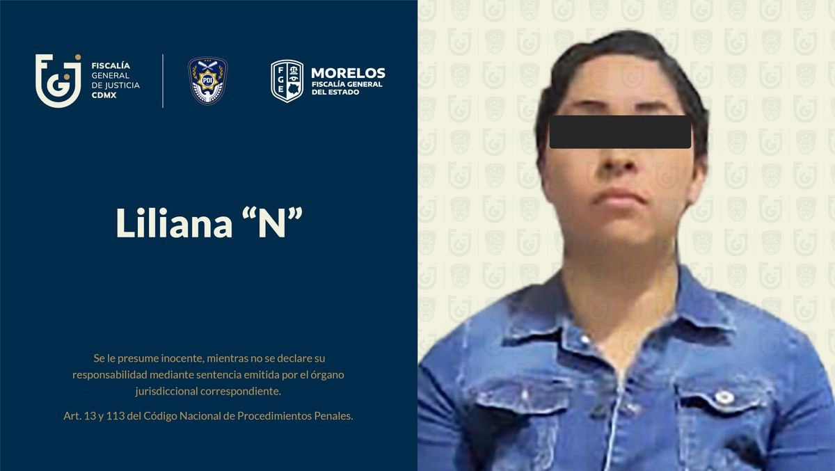 Agentes de la Policía de Investigación (PDI), en coordinación con elementos de la Fiscalía General del Estado de Morelos (FGE), localizaron a la imputada a través de trabajos de investigación. Foto 
