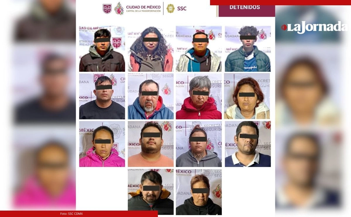 Autoridades federales y capitalinas realizaron cinco cateos en Tláhuac e Iztapalapa donde detuvieron a 14 integrantes de una célulda delictiva generadora de violencia. Foto 