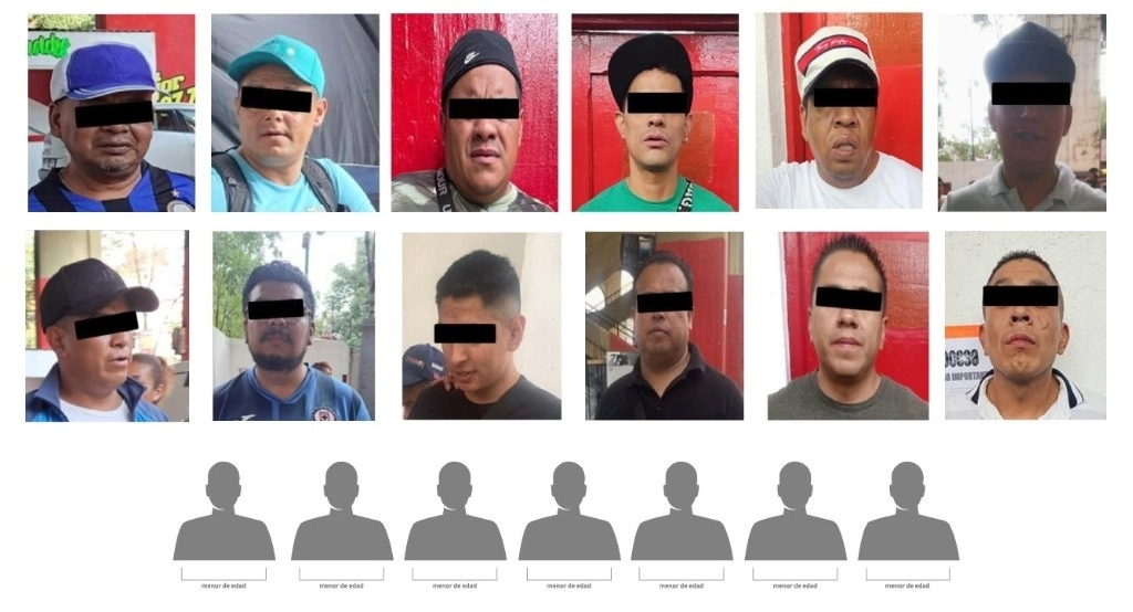 Tras realizar un cruce de información en la base de datos de esta Secretaría, se  identificó que 12 de los implicados cuentan con diversas presentaciones ante el Juez Cívico por reventa de entradas en diferentes eventos. Foto SSC CDMX