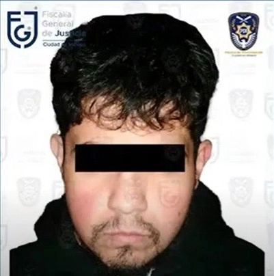 José Mauricio 'N', alias 'El Tomate', integrante del grupo Unión Tepito fue detenido con 700 dosis de droga. Foto cortesía Fiscalía CDMX