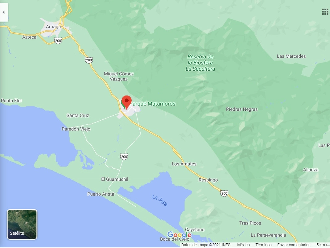 Una banda de presuntos narcotraficantes fue vinculada a proceso, luego de que fueron detenidos en Tonalá, Chiapas. Imagen tomada de Google Maps