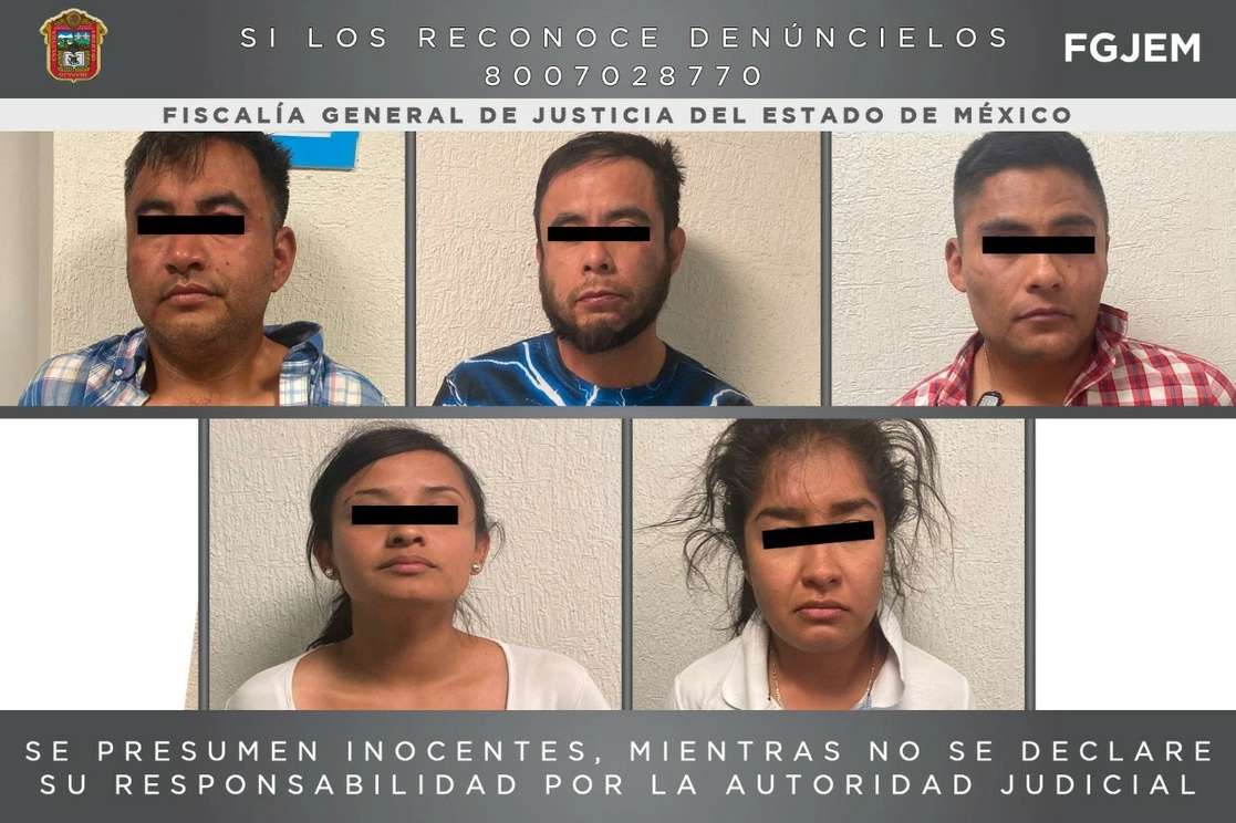 Cinco personas fueron detenidas, una de ellas agente del ministerio público, tras registrarse disparos de arma de fuego en el exterior de la sede de la Fiscalía Regional de Tecámac. Foto cortesía FGJEM