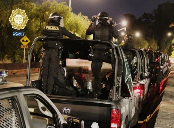 En las acciones policiacas no se realizó ningún disparo. Foto cortesía de la SSC