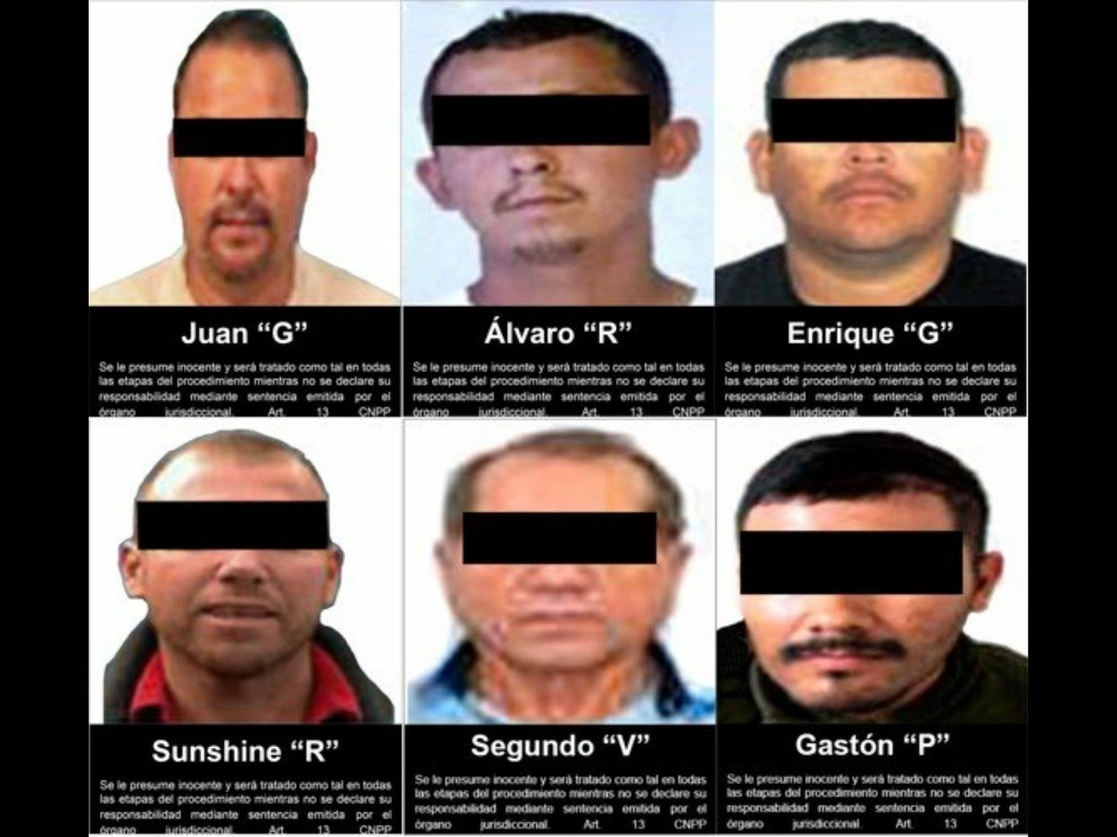 Seis integrantes de una organización criminal trasnacional dedicada a la captura y venta de totoaba, especie endémica de nuestro país, que se encuentra en peligro de extinción. Imagen tomada del Twitter de @FGRMexico
