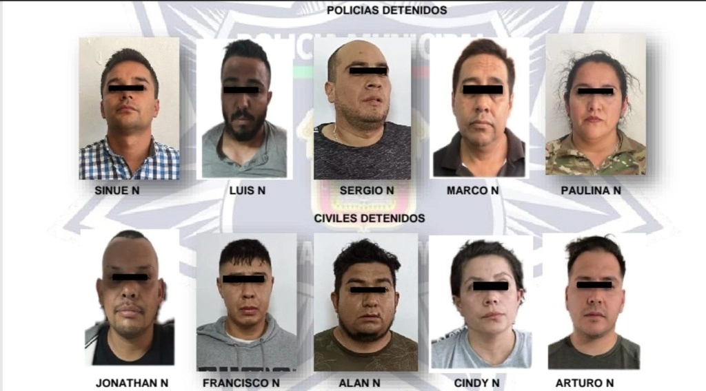 A través de la plataforma de seguridad se confirmó que cinco de los detenidos son policías estatales en activo, asignados al área de Inteligencia y estaban comisionados en Ecatepec. Foto 'La Jornada'   
