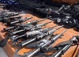 Armas aseguradas en imagen de archivo. Foto La Jornada