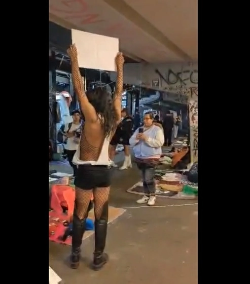 El tianguis disidente, dijeron, es “una protesta sexo-disidente creada en respuesta a la violencia económica ejercida contra la comunidad LGBT+”. Foto tomada de Facebbok
