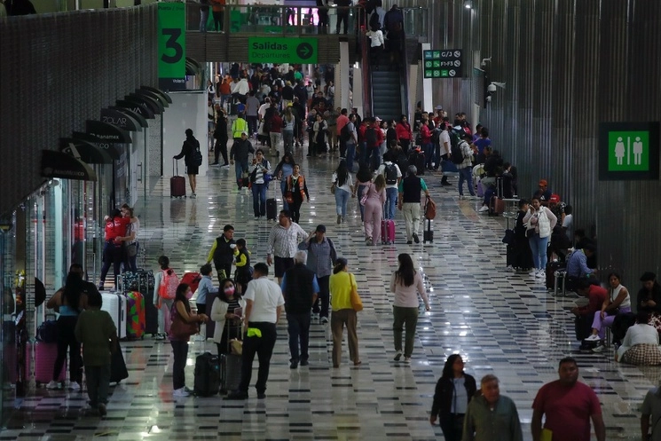 Perspectiva de la T1 del AICM en imagen de archivo. Foto Cristina Rodríguez