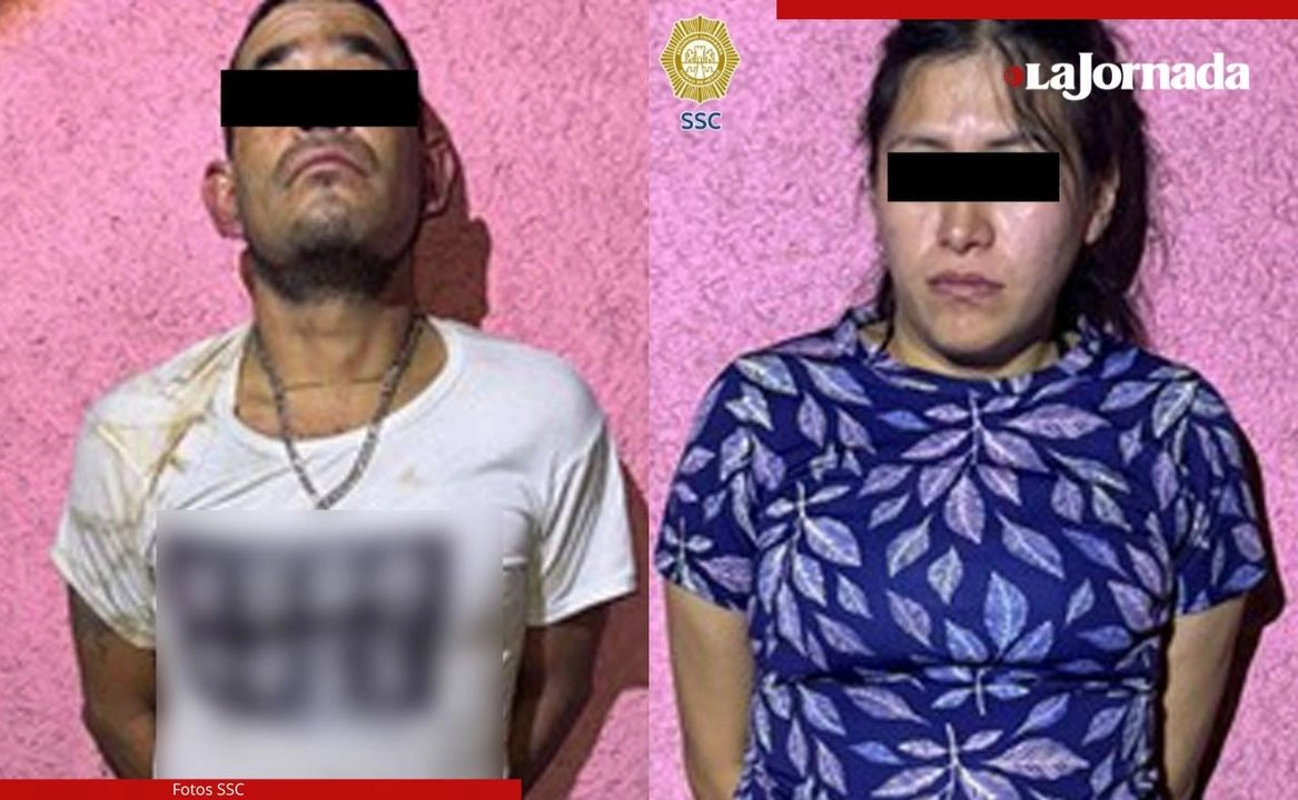 La policía capitalina detuvieron a los sujetos identificados como Mario N y Sandra N por arrojar un cadáver en la alcaldía Iztapalapa.