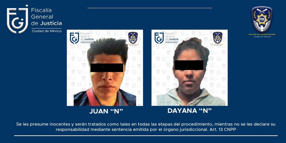 Ficha de los presuntos responsables del asesinato. Foto FGJ-CDMX 