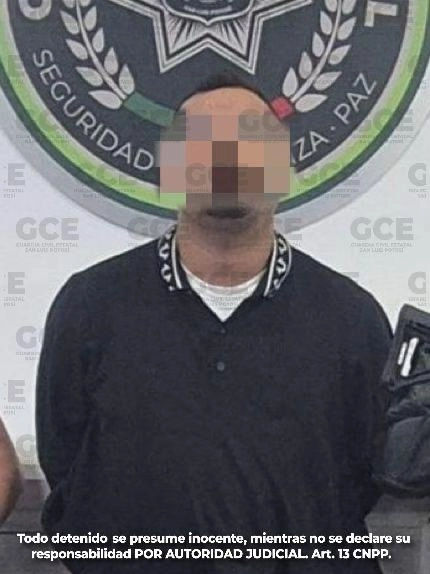 Marco N era presunto líder de plaza de un grupo criminal en SLP. Foto Gobierno de SLP