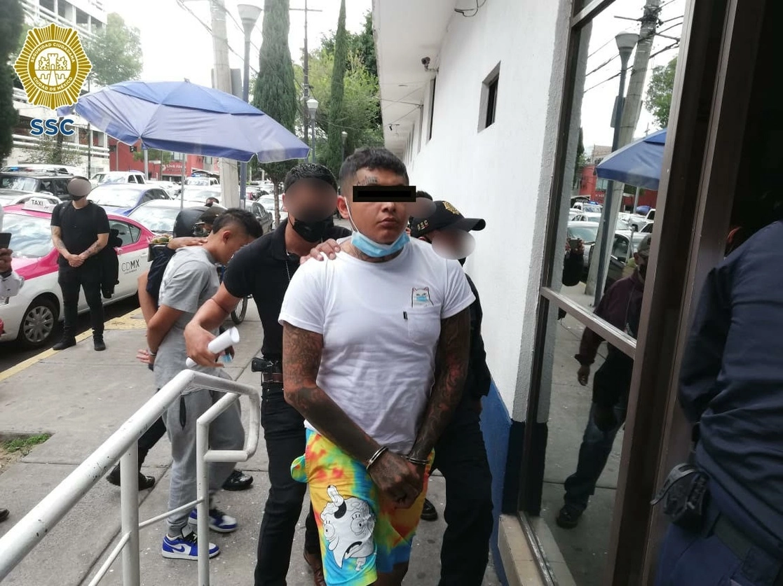 Antonio "N" y otros tres integrantes de la Unión Tepito fueron detenidos por cargos de homicidio y feminicidio. Foto SSC