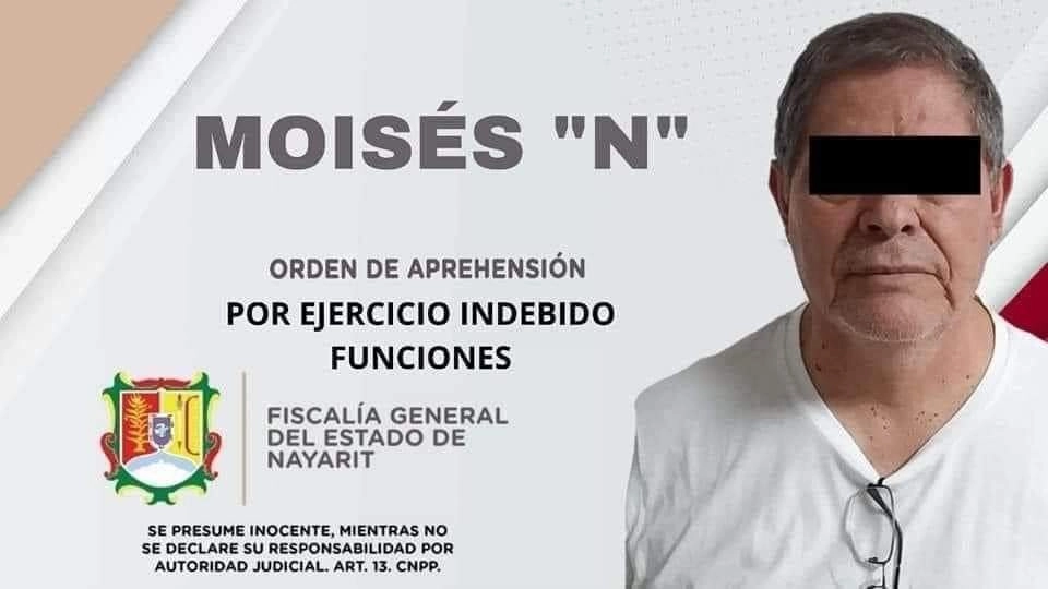 Moisés "N" no fungió con algunos de los cargos a los que fue designado. Foto Fiscalía General de Nayarit