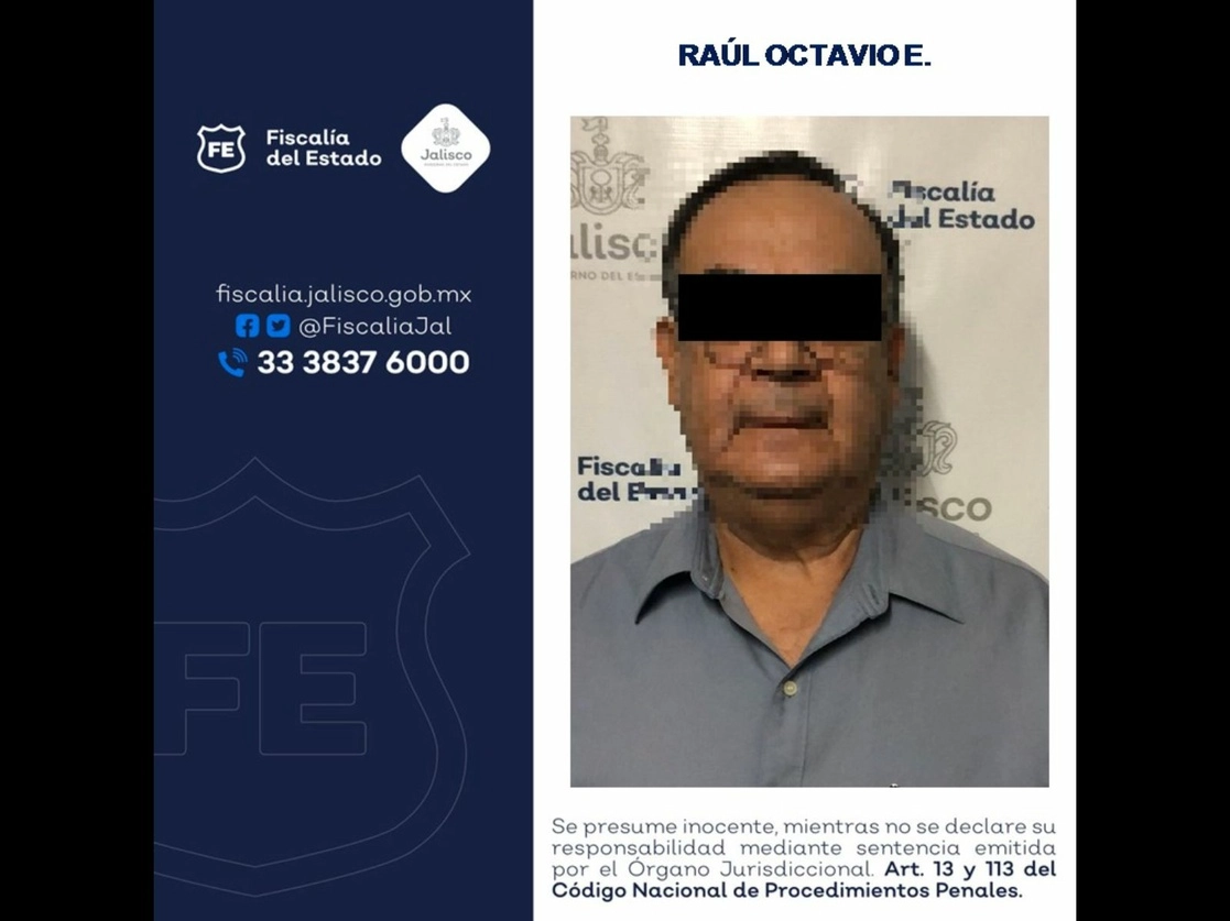 Raúl Octavio “E”, ex secretario de Gobierno de Jalisco en el periodo de Alberto Cárdenas Jimenez. Foto cortesía Fiscalía del Estado