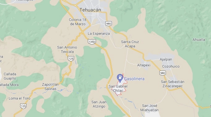 José Luis Leyva Machuca, líder del Movimiento de Autogestión Social, Campesino, Indígena, Popular, fue detenido por portación ilegal de arma de fuego por agentes de la Guardia Nacional. Imagen tomada de Google Maps
