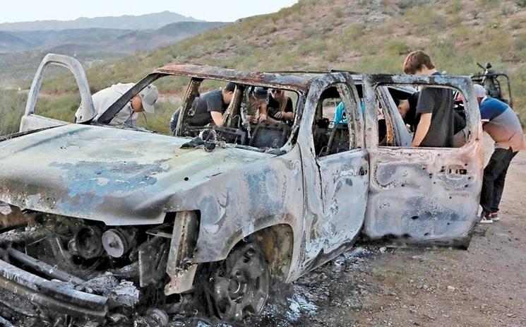 Integrantes de la familia LeBarón fueron asesinados por un grupo armado el 4 de noviembre de 2019. Foto Afp / Archivo