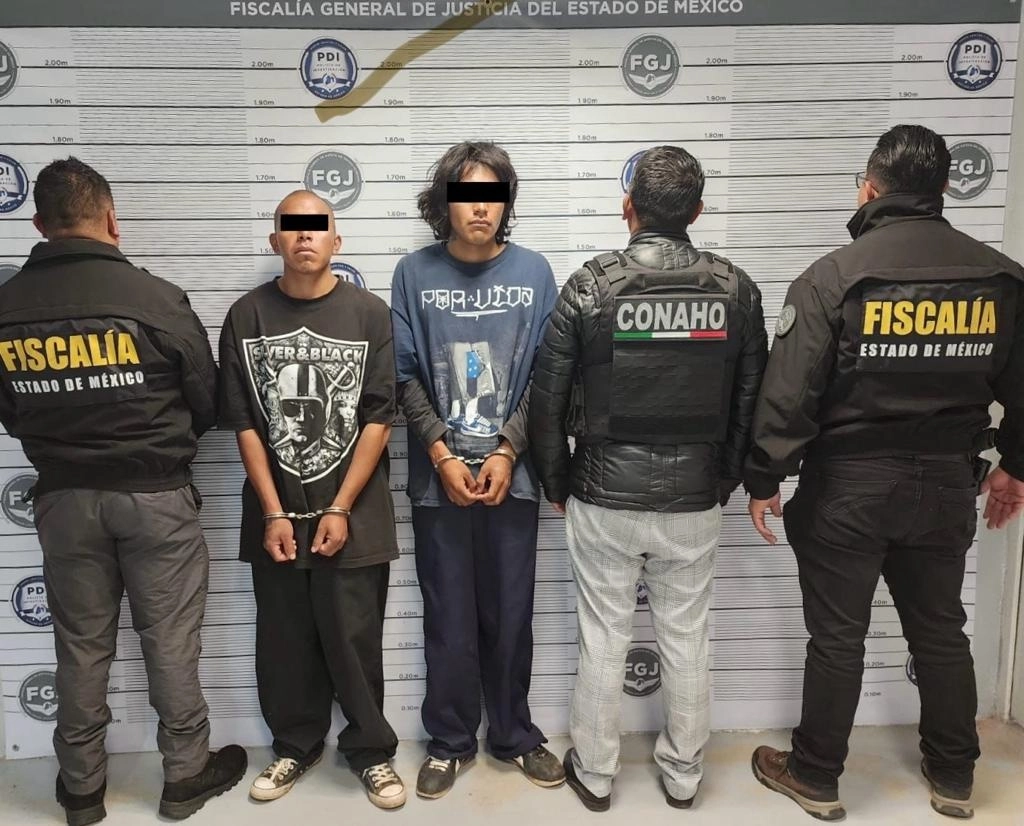 Los presuntos homicidas fueron ingresados al Centro Preventivo y de Reinserción Social de Santiaguito, en Almoloya de Juárez, Estado de México, informó la SSPC. Foto SSPC 