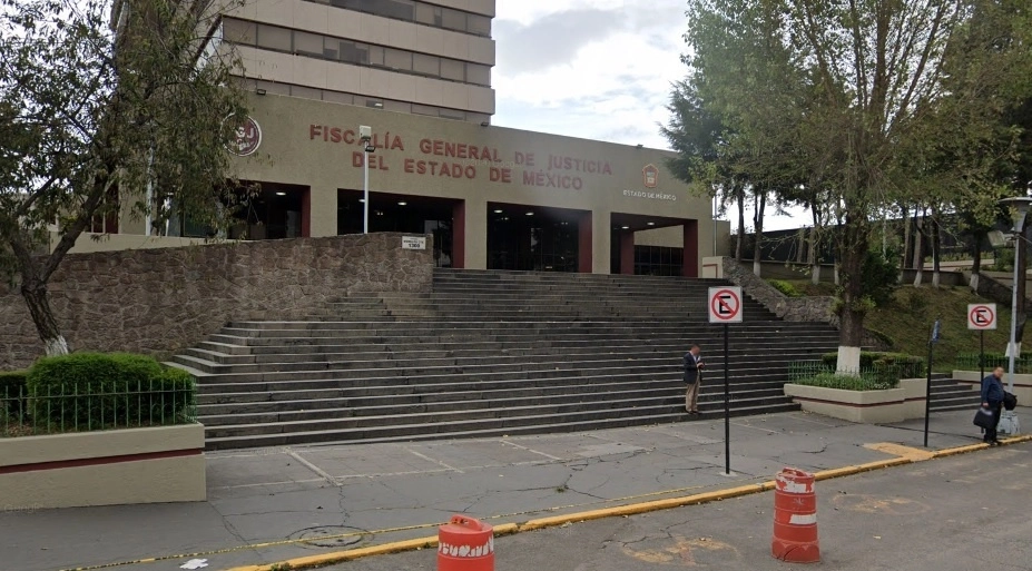 Fachada de la Fiscalía General de Justicia del Estado de México. Foto tomada de Google Street View
