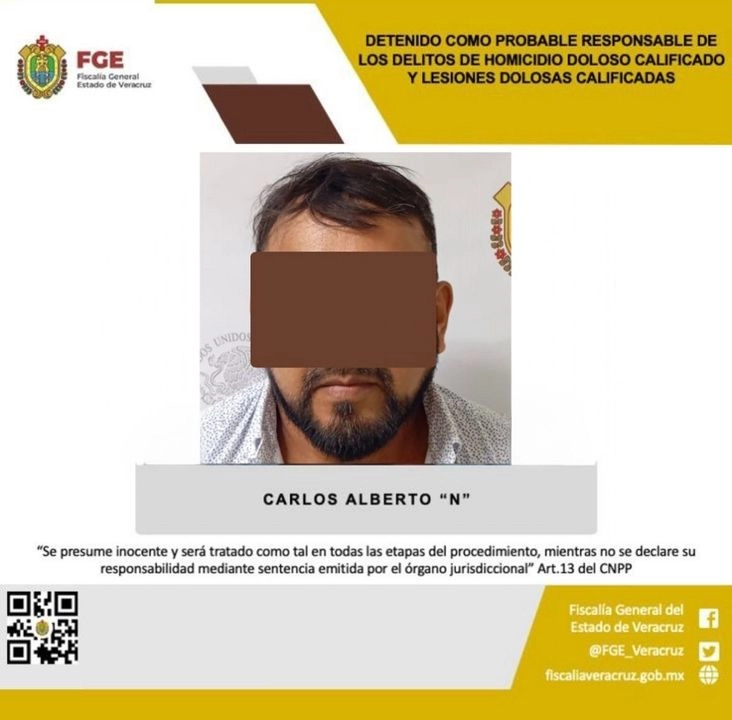 Ficha de detención que difundió la 