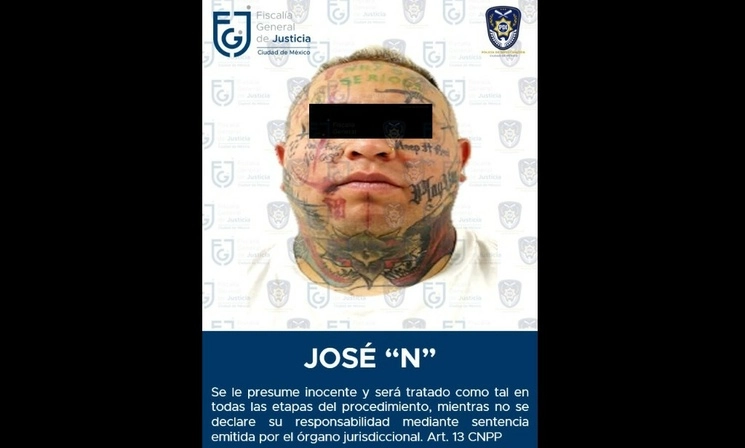 José Luis ‘N’ es señalado del delito de secuestro agravado, ocurrido el 1° de julio de 2022. Foto FGJCDMX