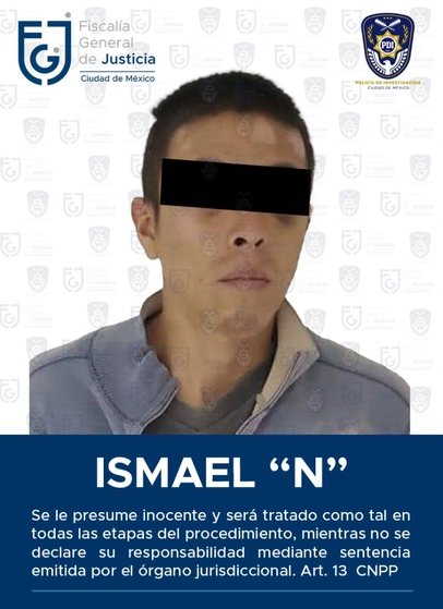 Imagen difundida por la fiscalía capitalina.