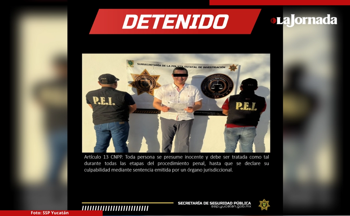 El detenido será puesto a disposición ante el juez que giró la orden de aprehensión. Foto