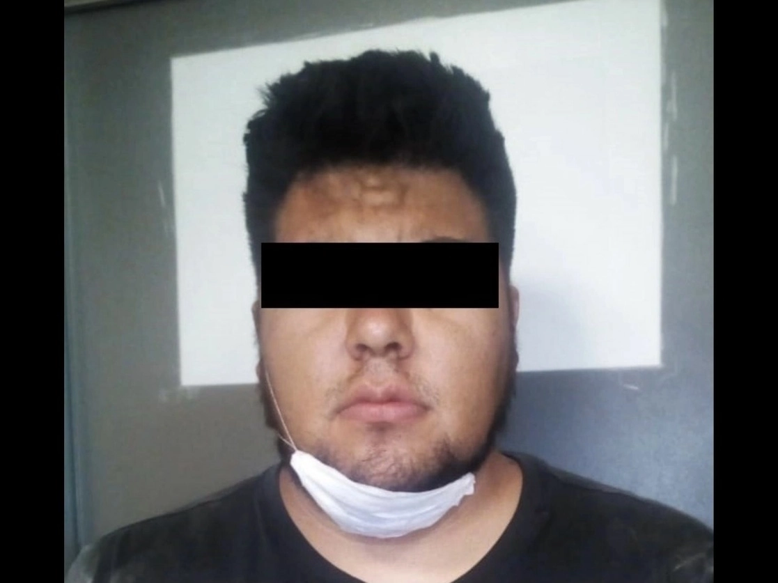 El regidor del PT fue detenido luego de un persecución en el municipio de El Llano, Aguascalientes, el 26 de febrero de 2021. Foto cortesía SSPE
