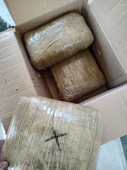 Sustancias decomisadas por la Guardia Nacional en imagen de archivo de la dependencia.
