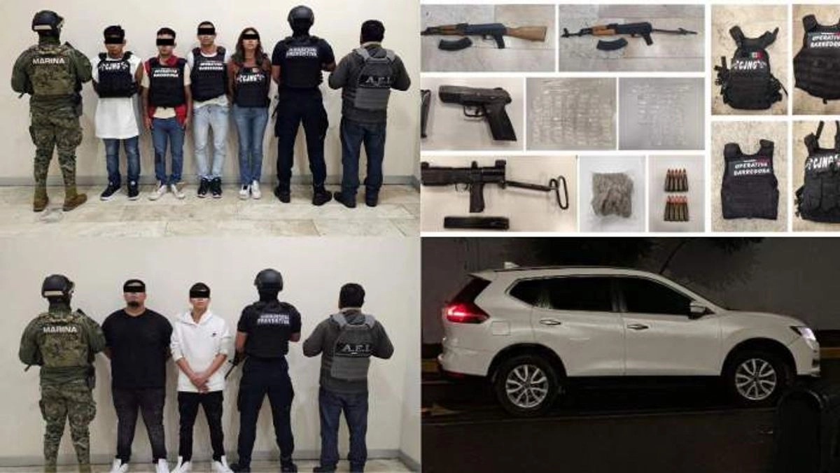 Todos los objetos, así como la camioneta, quedaron a disposición del Ministerio Público, para su integración en las investigaciones correspondientes. Foto  