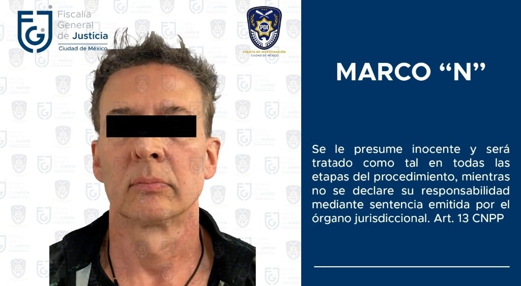 Detienen a Marco N por presunto fraude genérico. Foto: FGJ
