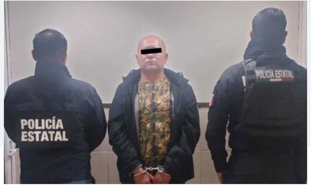 El detenido fue presentado ante el Ministerio Público. Foto Fiscalía Edomex